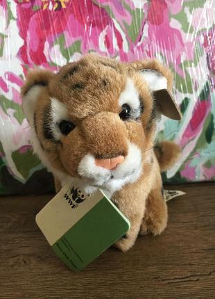 Тигрик wwf з біркою новий тигреня тигр мягка іграшка