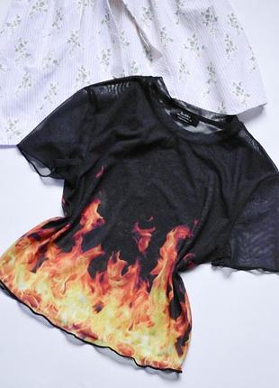 Актуальний топ-сітка вогники bershka s