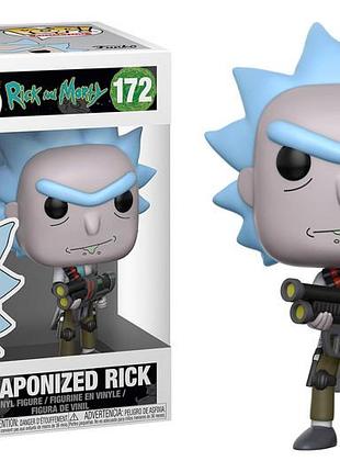 Игровая фигурка 12439-px-1qw "rick & morty, weaponized rick" funko pop