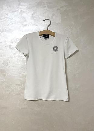 Дитяча біла футболка versace  10a / 140 cm