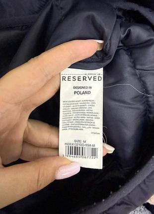 Куртка чоловіча reserved стьобана синя 5