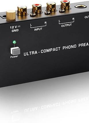 Професійний фонокоректор phono preamp pp400p передпідсилювач фоноректор для вінілових програвачів