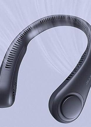 Портативный вентилятор на шею jisulife neck fan life3 fa14 шейный вентилятор без лопастей, 4000 мач