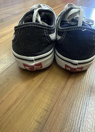 Кеди унісекс vans чорні 36.5 4