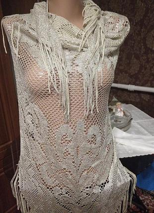 Шаль винтажная производство японии