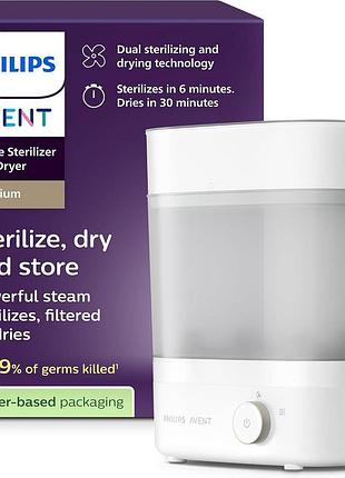 Электрический стерилизатор для бутылочек philips avent premium bottle sterilizer and dryer scf293/01 паровой стерилизатор