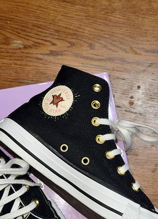 Кеди жіночі converse all star valentine's day limited edition чорні