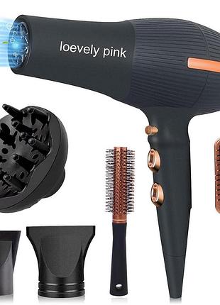 Профессиональный фен для волос 2300 вт milos hairbeauty pro 8828 фен для укладки волос+2 расчески