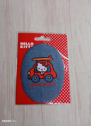 Аппликация, латка, термозаплатка детская hello kitty