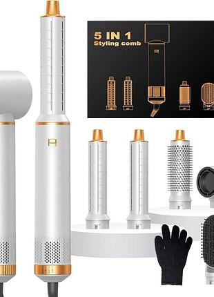 Стайлер для волос 5 в 1 1000 вт styling comb wt-638 воздушный стайлер для укладки волос