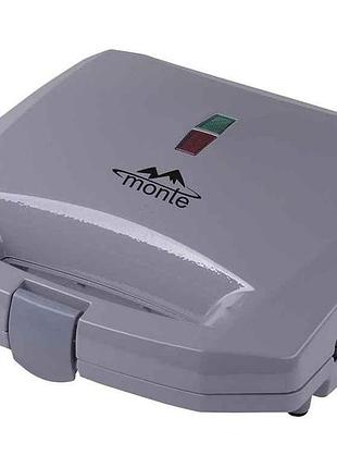 Сэндвичница 800вт.monte mt-3512; антитип.покрытые 3512-mt тм monte