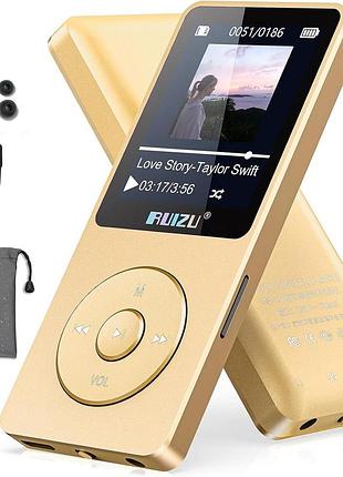 Mp3-плеєр з bluetooth ruizu digital music player x02 32gb музичний аудіоплеєр із навушники, fm-радіо