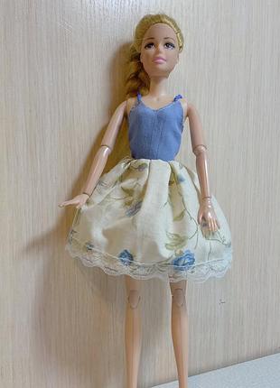 Одяг для ляльки barbie: міні сукня для дівчинки