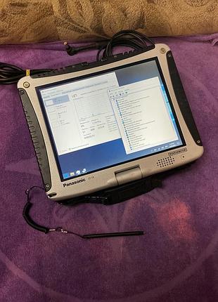 Ексклюзив! panasonic toughbook cf-19 mk7 | пробіг всього 2000 год | акб до 10 год | 16gb ram | 256gb ssd | 4g lte + gps | екран touch