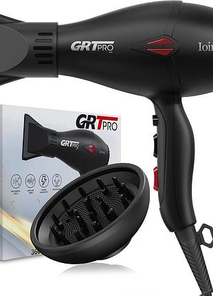 Фен для волос 2400 вт grtpro chj-3600 профессиональный фен для сушки волос