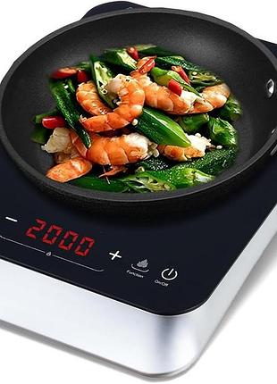 Одноконфорочная индукционная плита 2000 вт cooktron single induction cooker fs-ic312 компактная индукционная плита, 10 режимов