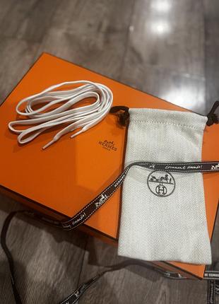 Hermes шнурки білі оригінал