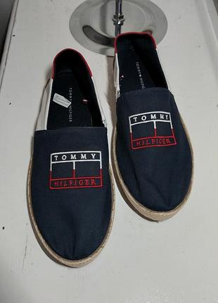 Чоловічі текстильні еспадрильї tommy hilfiger (модель з серії color block / granada) 43р.