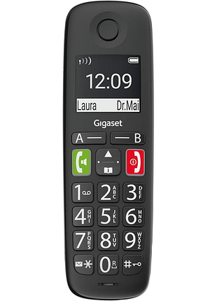 Беспроводная dect-трубка для ip-телефонии gigaset e290hx телефонная трубка с большими кнопками