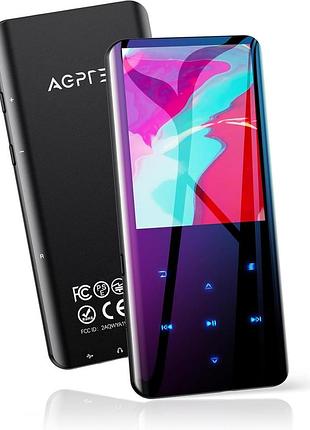 Портативний mp3-плеєр із вбудованою пам'яттю 32 гб agptek a19x музичний плеєр з bluetooth 5.3