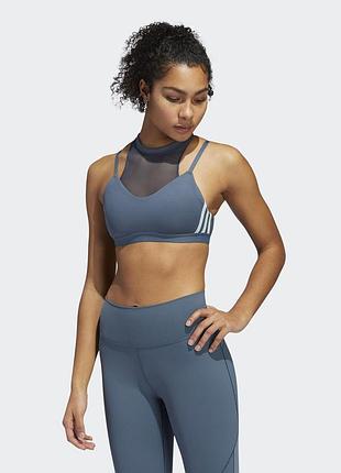Спортивний бра жінок. adidas all me 3-stripes (арт. gc7642) s