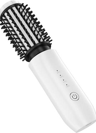 Бездротова плойка-гребінець 40 мм big wave cordless curling brush акумуляторний гребінець для волосся