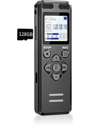 Цифровой диктофон digital voice recorder tonnlog v36 портативный диктофон 8/128 гб