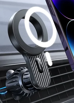 Автотримач joyroom magnetic car holder black with magsafe (jr-zs355)