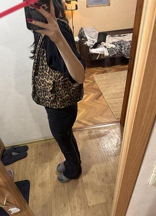 Сумка жіноча pull&bear леопардова 5
