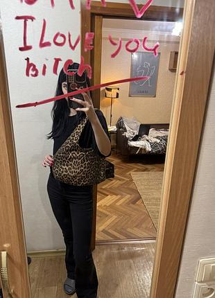 Сумка жіноча pull&bear леопардова 6
