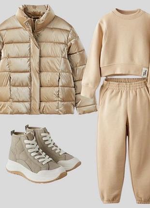Кльова куртка zara на дівчинку. new collection. в наявності в 2-х кольорах.