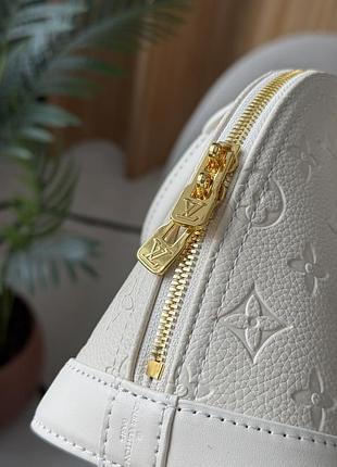 Сумка alma monogram louis empreinte vuitton leather cream 5