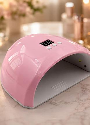 Лампа для маникюра fd-258 beauty nail 36w с дисплеем сенсором движения и съемным дном