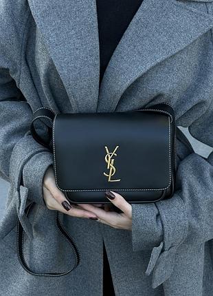 Сумка niki besace in leather black/gold