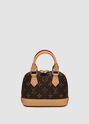 Сумка louis nano alma bag vuitton monogram canvas 2