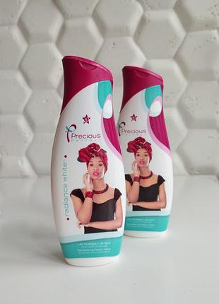 Лосьон для тела увлажняющий для выравнивание тона кожи precious perfect radiance white 5