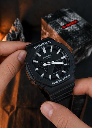 Мужские часы casio g-shock ga-2100-1a спортивный ударопрочный 20 atm