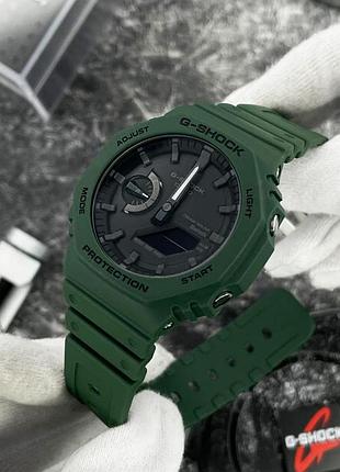 Мужские часы casio g-shock ga-b2100-3a спортивные и ударопрочные