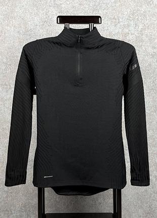 Спортивна чоловіча кофта nike vaporknit strike drill top чорна
