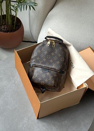 Рюкзак louis palm springs vuitton pm brown/black