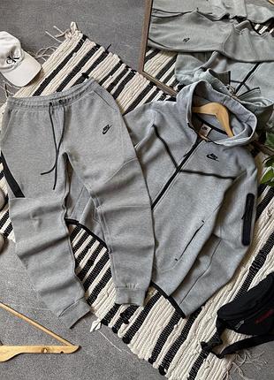Оригінальний костюм nike tech fleece оригінал сірий чоловічий s xs