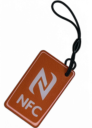 Nfc мітка брелок primo ntag213 - orange