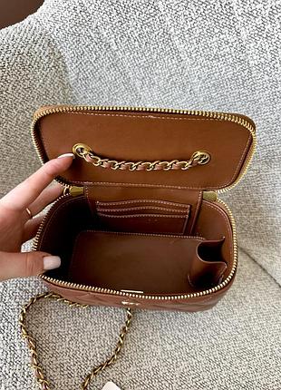 Сумка vanity коричнева 9