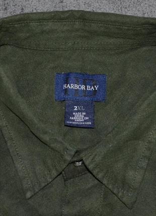 Плотная рубашка фирмы harbour bay (3xl)2 фото