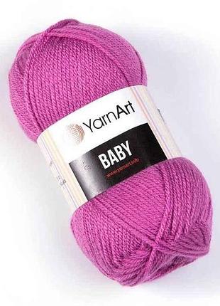 Пряжа baby орхидея 100% акрил 150м 50г 5шт/уп 560 тм yarnart