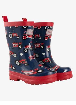 Гумові чоботи hatley classic tractors rain boots 34р, чоботи hatley 34р