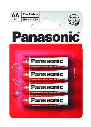 Батарейка солевая r6/aa special 4шт (блистер) тм panasonic