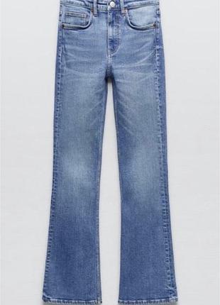 Джинси стрейч кльош zara 5