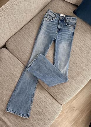 Джинси стрейч кльош zara