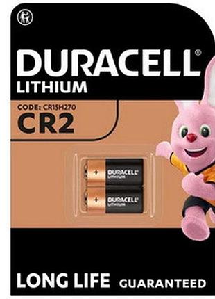 Батарейка duracell cr2 (cr15h270) 3v блістер 2 шт.